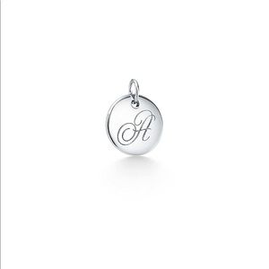 Tiffany Notes Letter “A” Charm